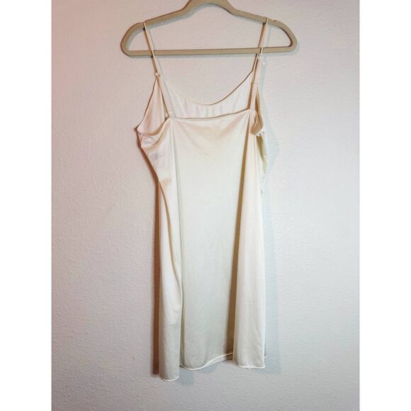 Vintage White Nylon Vanity Fair 10-717 Full Slip Lingerie Slip Dress Size 36 - Picture 5 of 7